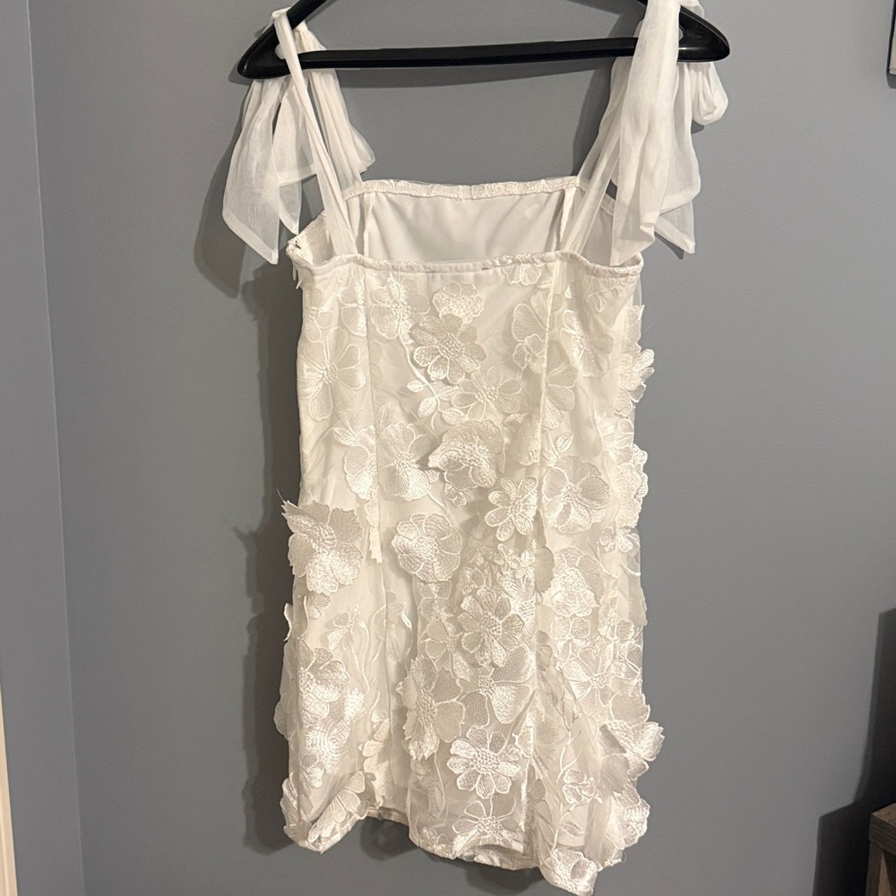 Lulus White Floral Mini Dress - Picture 5 of 9